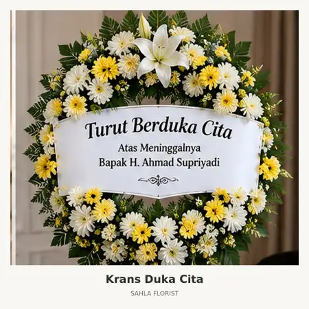 Krans Bunga Duka Kenjeran
